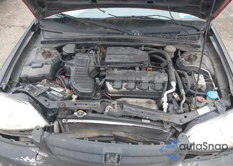 2001 Honda Civic Ex from USA, damaged, VIN 1HGES26791L056049